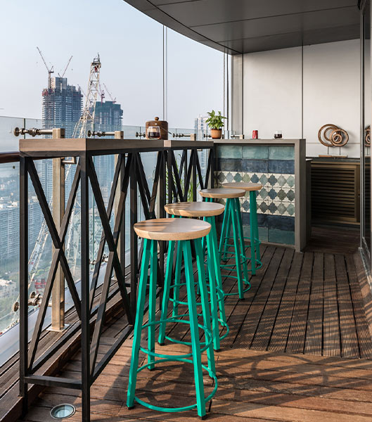 Balcony design for big balcony in your house - Beautiful Homes Balcony design for big balcony in your house - Beautiful Homes